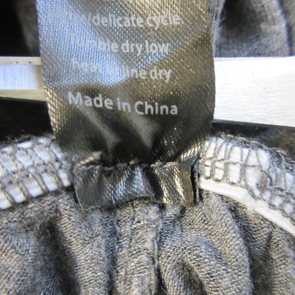 Slightly Buddha Harem Pants Women L Gray Bamboo Blend Lounge Casual Comfy 342 - Picture 12 of 12